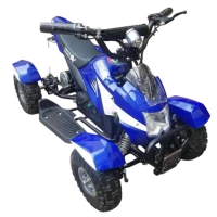 Электроквадроцикл GreenCamel Гоби K22 (36V 500W R4 Цепь) сине-белый